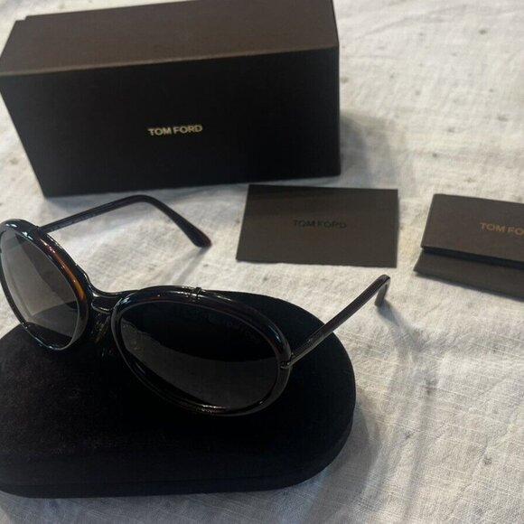 Tom Ford Sunglasses Mia TF 136 Women\'s Havana/Brown Plastic & w/Case authentic main image 5